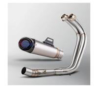 Silenciador Escape Moto Para MT07 FZ07 XSR700 Tracer 7 2014-2025 R7 2021-25 Proyecto Colector Silenciador Sistema Completo Kit Modificación Escape Motocicleta(A 2014-2024)