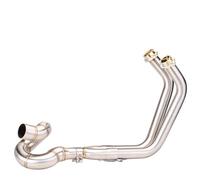 Silenciador Escape Moto Para Ninja650 Para Z650 2017-2022 Escape Slip On Tubo Enlace Delantero Sistema Escape Completo Motocicleta Conexión Silenciador 51 Mm(Azul)