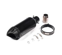 Silenciador Escape Moto Para R25 R3 MT03 R15 V2 R3 MT125 38-51mm Universal Motocicleta GP Punta Escape Silenciador Tubo Cola Acero Inoxidable Escape Moto(B)