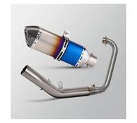 Silenciador Escape Moto Silenciador Conexión Tubo Escape Delantero Con Sistema Escape Completo DB Killer Motocicleta Para Zontes ZT125 U1 G1 Z1 Z2 2021-2025(E HALF BU)
