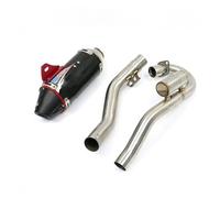 Silenciador Escape Moto Silenciador De Escape Completo Motocicleta Para CBF150 CBF230 CBF250 CBF Tubo Conexión Correa Adecuado Para Escape Todoterreno