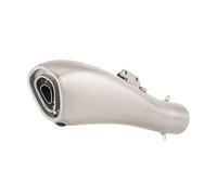 Silenciador Escape Moto Silenciador Escape Universal Motocicleta Con Conector DB Killer Para Z1000 R15 V4 XSR125 MT03 CBR250RR SPRINT 150 YZF R7 51 Mm/61 Mm(WHITE)