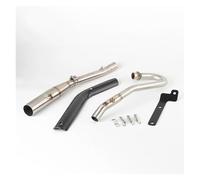Silenciador Escape Moto Sistema Completo De Escape Motocicleta Para Cross Cub110 CC110 2018-2023 Silenciador Tubo Delantero Modificado.(A)