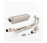 Silenciador Escape Moto Sistema Escape Completo Motocicleta Para KYMCO AK550 2017-2021 2022-2024 Silenciador Tubo Escape Con Cabezal Deslizante Modificado(B2)