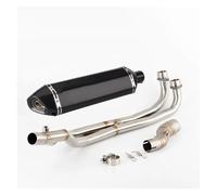 Silenciador Escape Moto Sistema Escape Completo Motocicleta Para KYMCO AK550 2017-2021 2022-2024 Silenciador Tubo Escape Con Cabezal Deslizante Modificado(B4)