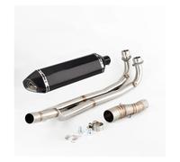 Silenciador Escape Moto Sistema Escape Completo Motocicleta Para KYMCO AK550 2017-2021 2022-2024 Silenciador Tubo Escape Con Cabezal Deslizante Modificado(D4)