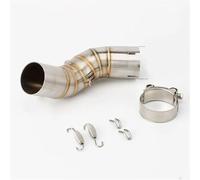 Silenciador escape motocicleta Para Kawasaki Para Z900 Para Z900e 2017-2021 Tubo Enlace Modificado Escape Motocicleta Cubierta Fibra De Carbono(A)
