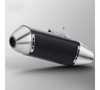 Silenciador escape motocicleta Silenciador De Escape Para Motocicleta De 51mm Tubo 4T Moto De Cross Scooter Motocross Universal(Type B)
