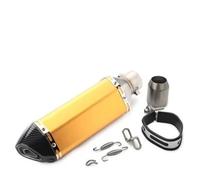 Silenciador escape motocicleta Tubo Silenciador De Salida Silenciador Tubo De Escape Universal Para Motocicleta(P 370mm)