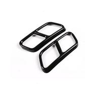 Silenciador Escape Para Benz Clase S W221 W222 C217 W251 X166 Accesorios Acero Inoxidable Coche Silenciador Trasero Cubierta Salida Tubo Escape Embellecedor(Glossy Black)