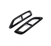 Silenciador Escape Para VW Para Tiguan L 2020 2021 2022 ABS Negro Brillante Tubo Escape Silenciador Cubierta Embellecedora Pegatinas Parachoques Trasero