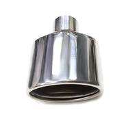 Silenciador Escape Tubo Cola Coche Punta Escape Coche Ovalada Universal Acero Inoxidable para Benz W204 Clase C Punta Silenciador 47mm Tubo Escape Entrada Única