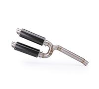 Silenciador Escape Tubo De Escape De Motocicleta De 51 Mm para FZ6S FZ6N, Codo De Escape, Tubo Intermedio, Deslizamiento Completo para FZ-6N FZ-6S FZ6.