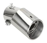 Silenciador Escape Universal Para Coche Tubo Redondo Para Cola Tubos Extremo 1 Uds Acero Inoxidable Silbato Coche Escape Tubo Silenciador