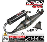 Silenciador Expansión Giannelli Racing Homologada Shot V4 MBK Booster BW'S Sr 50