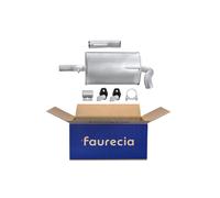 HELLA 8LD 366 035-231 Silenciador posterior - Easy2Fit Kit - posterior - dos piezas - Juego con accesorios de montaje