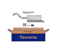 HELLA 8LD 366 034-891 Silenciador posterior - Easy2Fit® Kit - posterior - dos piezas - Juego con accesorios de montaje