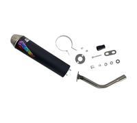 Silenciador y colector de escape tecnigas quantum para moto repuestos accesorios