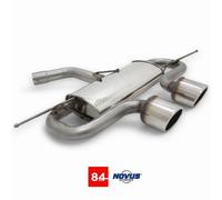 Silenciador final VW Golf 5 Sport aspecto R32 2x100 mm diseño SR de acero ino...