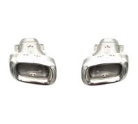 Silenciador Garganta Para GLA W156 X156 GLA200 GLA220 GLA260 2015-2019 Silenciador Escape Trasero(A Pair)