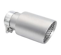Silenciador Garganta Para VW GTI MK7 Para Golf 7 Boquilla 60MM 63mm Silenciador 1 Pieza Tubo De Escape Acero Inoxidable Mate Universal