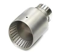 Silenciador Garganta Para VW GTI MK7 Para Golf 7 Boquilla 60MM 63mm Silenciador 1 Pieza Tubo Escape Acero Inoxidable Mate Universal(Id51mmod114mm)