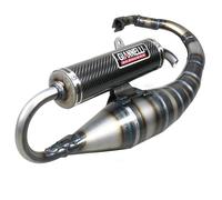 Silenciador Giannelli Shot V4 Minarelli Vertical MBK Booster Spirit Yamaha Bws
