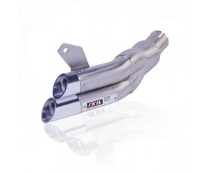 Silenciador ixil dual hyperlow l2x acero inoxidable/aluminio pulido-xh6348v para