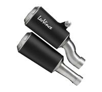 Silenciador LeoVince 2x LV-10 negro homologado ECE para Speed Triple 1200 RS