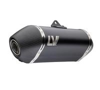 Silenciador LeoVince LV-14 RACING compatible con Honda CRF 1100 A | EDICIÓN NEGRA Acero inoxidable, negro, protector térmico compatible con Honda CRF 1100 L Africa Twin Adv Sport DCT 2024-2026