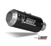 Tubo De Escape Silenciador MIVV MK3 Carbono para DUCATI MONSTER 821 2018 > 2020