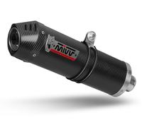 SILENCIADOR MIVV OVALADO CARBONO-CARBONO PARA BENELLI TRK 702 / X 2023-2025