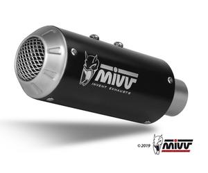 SILENCIADOR MIVV SPORT MK3 ACERO INOXIDABLE NEGRO PARA BENELLI 502 C 2019-2024