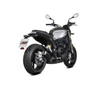 SILENCIADOR MIVV X-M1 ACERO INOXIDABLE NEGRO PARA BENELLI LEONCINO 800 2022-2024