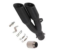 Silenciador Modificado De Escape Izquierdo Y Derecho para Motocicleta con Orificios Dobles Extraíbles DB Killer para Yamaha R3 para CBR500