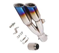 Silenciador Modificado Escape Izquierdo Y Derecho para Motocicleta con Orificios Dobles Extraíbles DB Killer para Kawasaki Z400 para Ninja300 Z750 Z1000