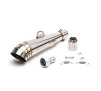 Silenciador moto Silenciador escape universal GP para motocicleta 51 mm DB Kille para FZ1 para R6 para R15 para ZX6R para ZX10 para Z900 1000 para CBR1000 con DB Killer(Type B)