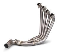 Silenciador moto Slip On para CBR650R para CB650F para CB650R para CBR650F de Escape para motocicleta tubo de enlace frontal modificado Escape(Type A)