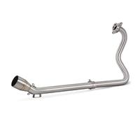 Silenciador moto Tubo de escape de motocicleta de acero inoxidable para sección trasera recta de gran cilindrada para FZ250(Front section)