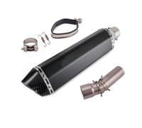 Silenciador moto Tubo de Para Escape Para F800GS F650GS F700GS F800GT Enlace Medio Slip On 51mm Silenciador Doble Salida Sin DB Killer