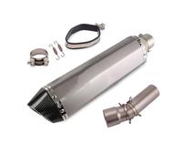 Silenciador moto Tubo de Para Escape Para F800GS F650GS F700GS F800GT Enlace Medio Slip On 51mm Silenciador Doble Salida Sin DB Killer