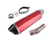 Silenciador moto Tubo de Para Escape Para F800GS F650GS F700GS F800GT Enlace Medio Slip On 51mm Silenciador Doble Salida Sin DB Killer