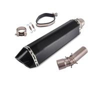 Silenciador moto Tubo de Para Escape Para F800GS F650GS F700GS F800GT Enlace Medio Slip On 51mm Silenciador Doble Salida Sin DB Killer