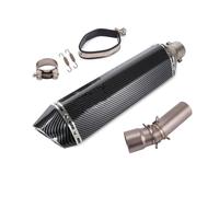 Silenciador moto Tubo de Para Escape Para F800GS F650GS F700GS F800GT Enlace Medio Slip On 51mm Silenciador Doble Salida Sin DB Killer
