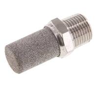 Silenciador Neumático de Acero Inoxidable NPT 1/2''