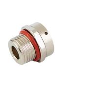 Silenciador neumático del escape 1 unidad de tapón de ventilación impermeable de metal, tornillo de equilibrio de presión de aire, latón niquelado, válvula de seguridad(M6x1.0)