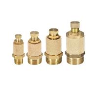 Silenciador neumático del escape Silenciador de escape neumático M5 1/8 1/4 3/8 1/2 3/4, rosca macho BSP for aire, ruido, latón, ajustable, largo, corto, BSL, SLM, SLL(Short 3l4,1PCS)