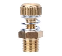 Silenciador neumático roscado, 10 unidades, silenciador neumático de latón BSPT rosca macho válvula solenoide silenciador (1/8)