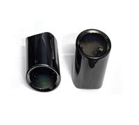 Silenciador Para 5 Series 520i 523i 525i 528i 530i 535i 535d F10 F11 F18 E60 E61 E39 E28 E12 Silenciador De Punta De Escape Boquilla Punta Escape(Titanium Black 2PCS)