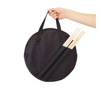 Silenciador para Batería | Almohadillas Enmazadoras de Cabeza de Tambor 30 cm - con y Varillas Alfombra Reductor de Sonido | Práctica en el Hogar Apartamento Estudio Curso Educación Rutina